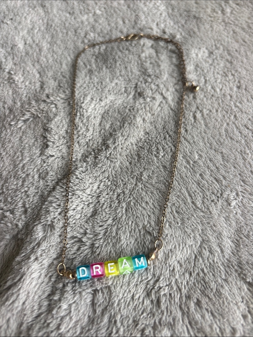 Kids "DREAM" Beaded Necklace - Multicolor